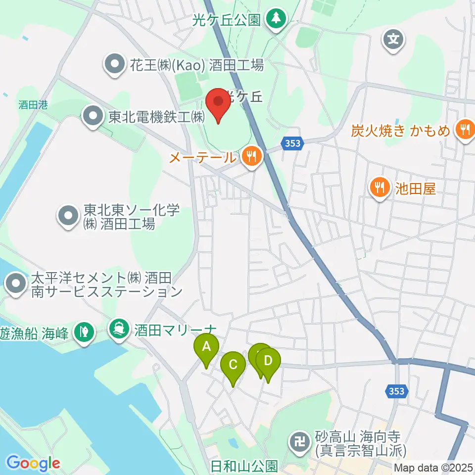 DENKI TEKKOフィールド周辺のホテル一覧地図
