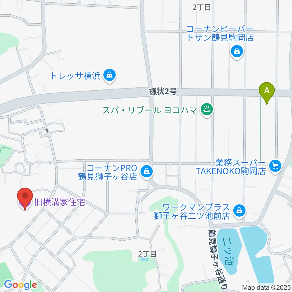 横浜農村生活館みその公園「横溝屋敷」周辺のホテル一覧地図