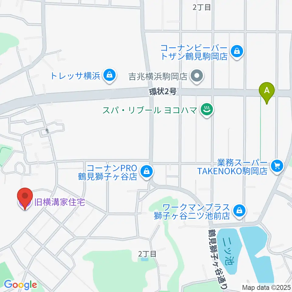 横浜農村生活館みその公園「横溝屋敷」周辺のホテル一覧地図