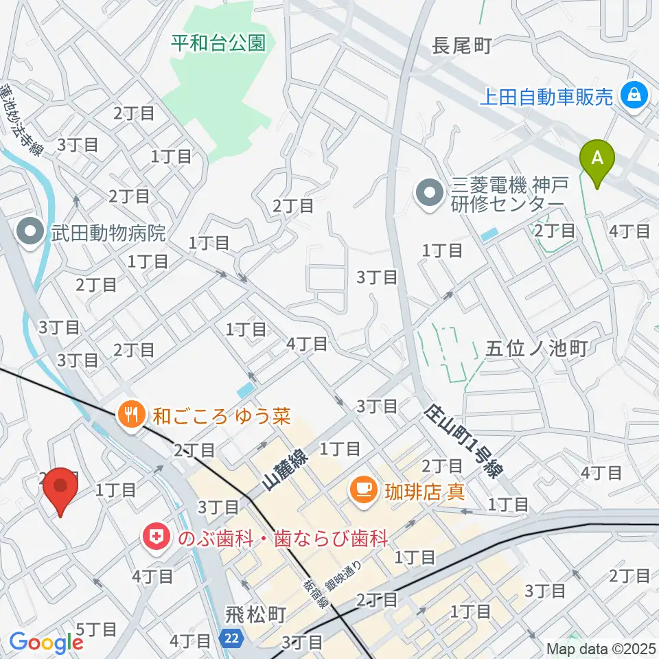 百耕資料館周辺のホテル一覧地図