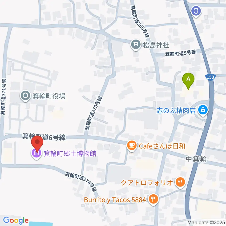 箕輪町郷土博物館周辺のホテル一覧地図