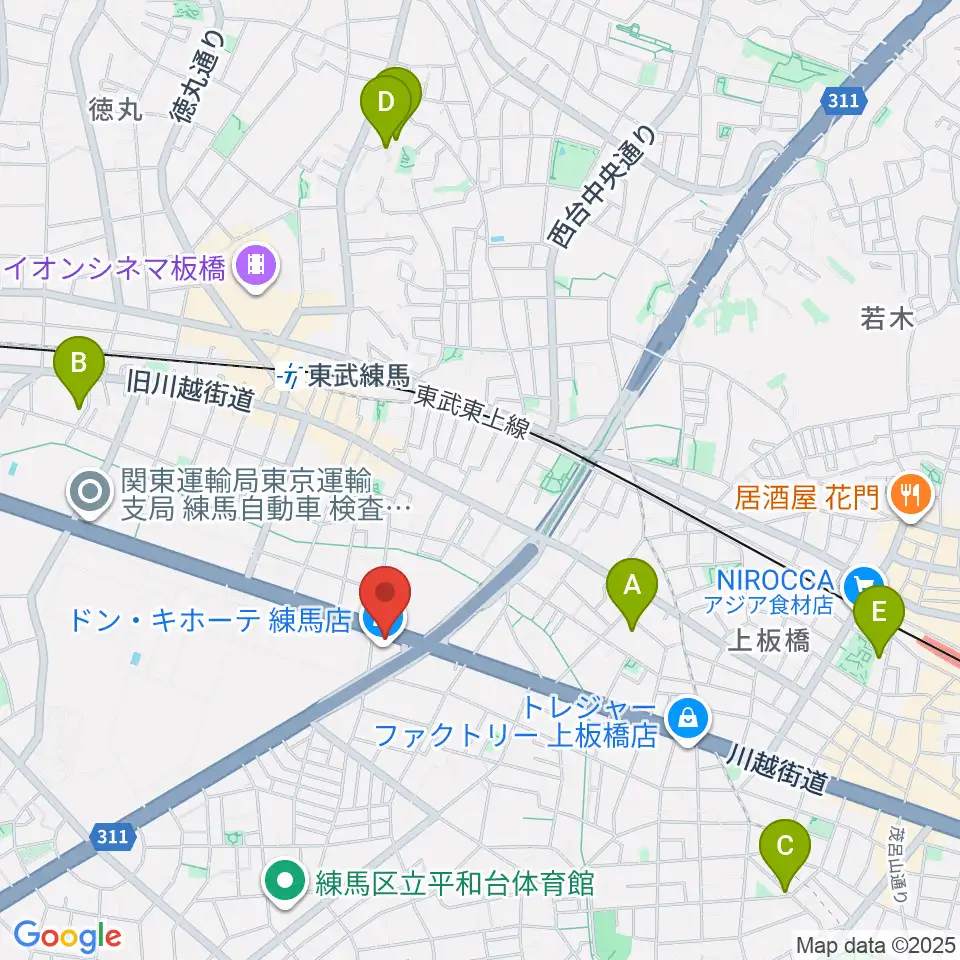 IKUSA ARENA周辺のホテル一覧地図