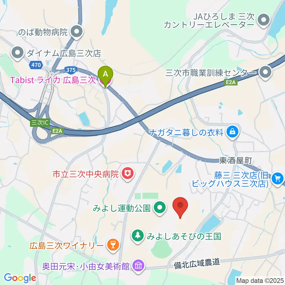 みよし運動公園陸上競技場周辺のホテル一覧地図