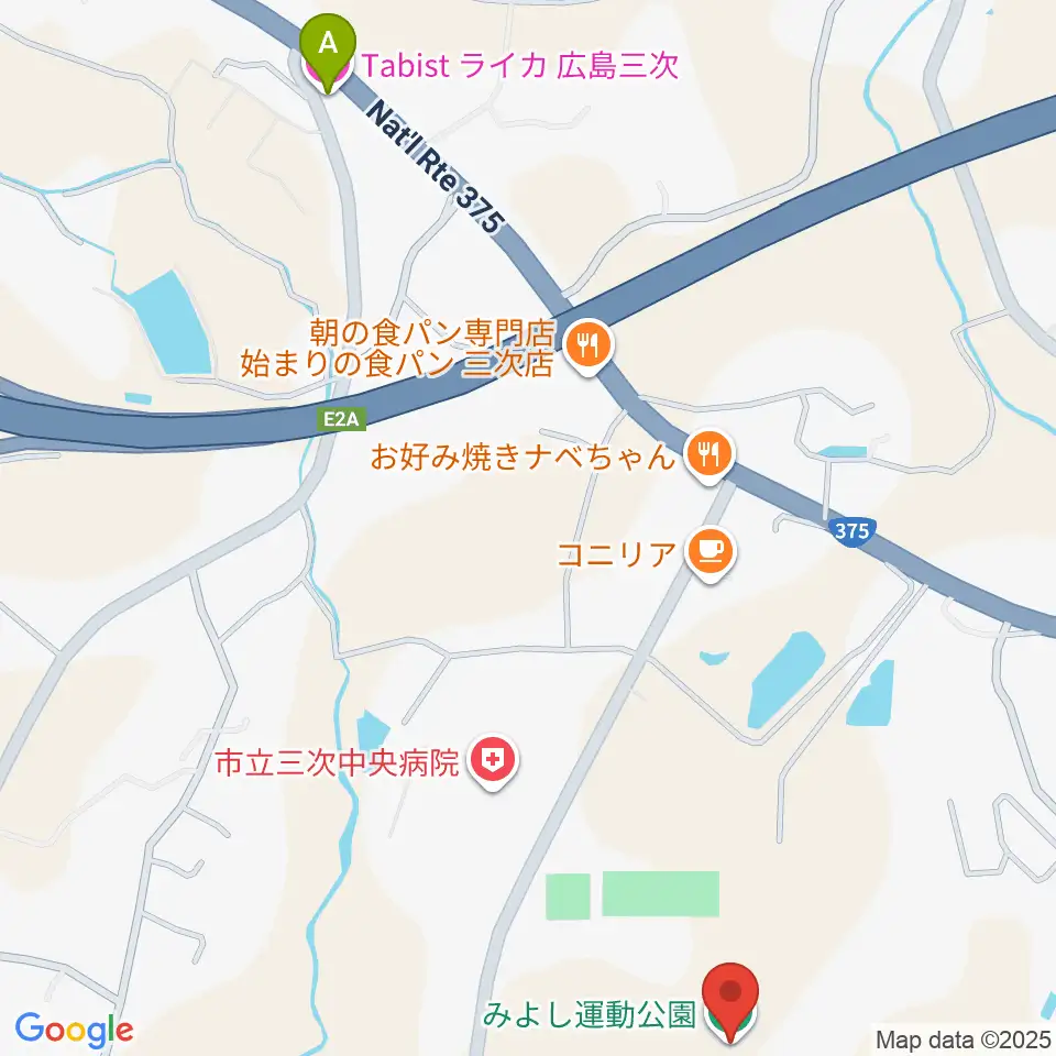 みよし運動公園運動広場周辺のホテル一覧地図