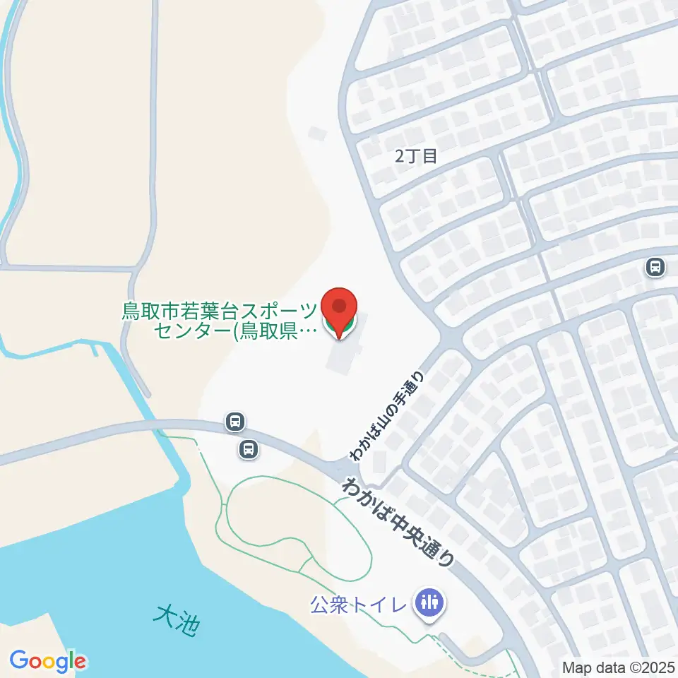 鳥取市若葉台スポーツセンター周辺のホテル一覧地図