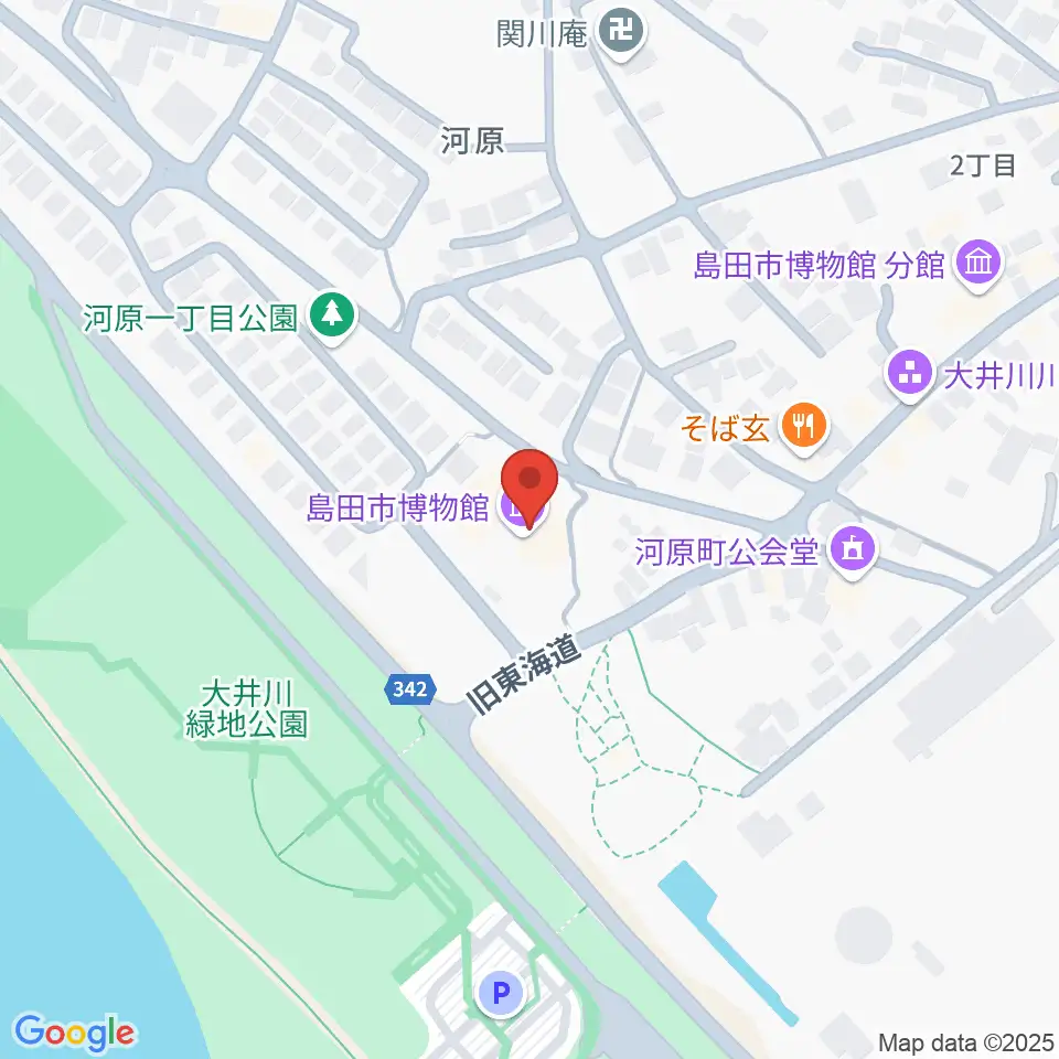 島田市博物館周辺のホテル一覧地図