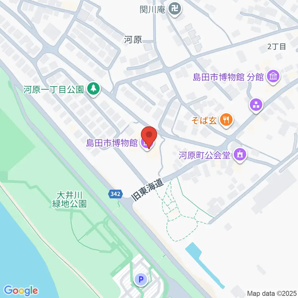 島田市博物館周辺のホテル一覧地図