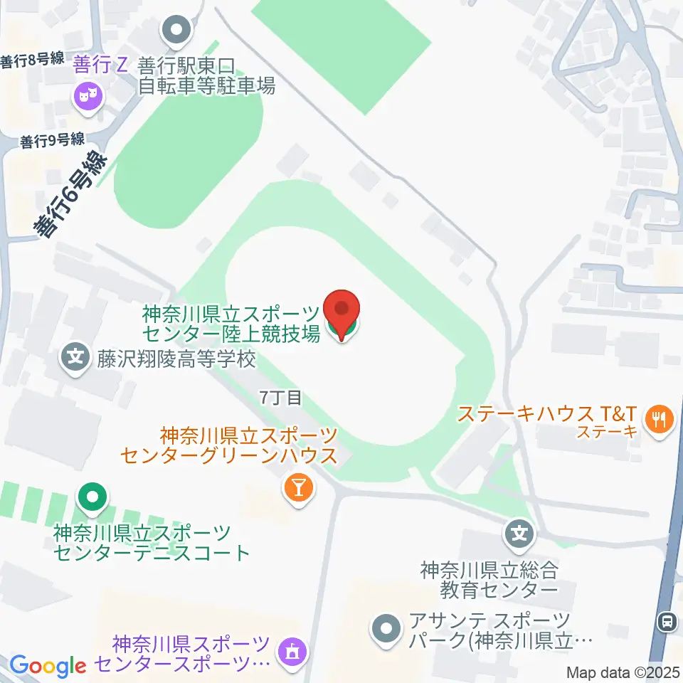 アサンテスポーツパーク陸上競技場周辺のホテル一覧地図