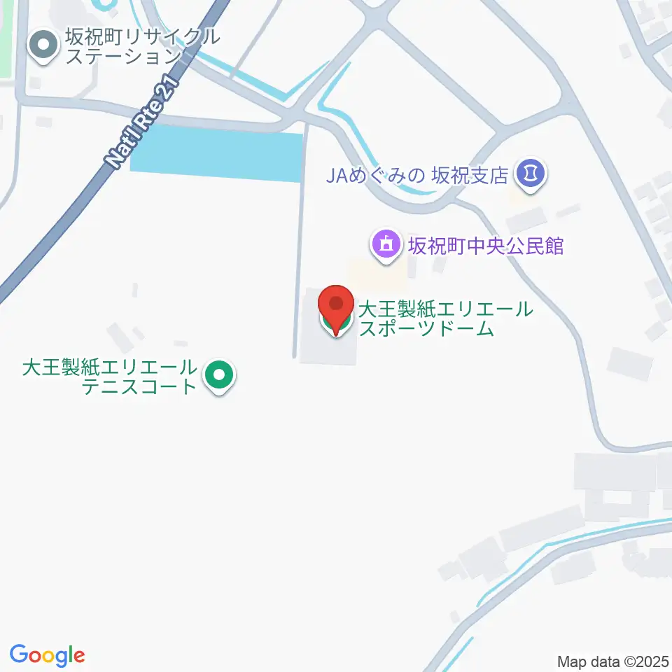 大王製紙エリエールスポーツドーム周辺のホテル一覧地図