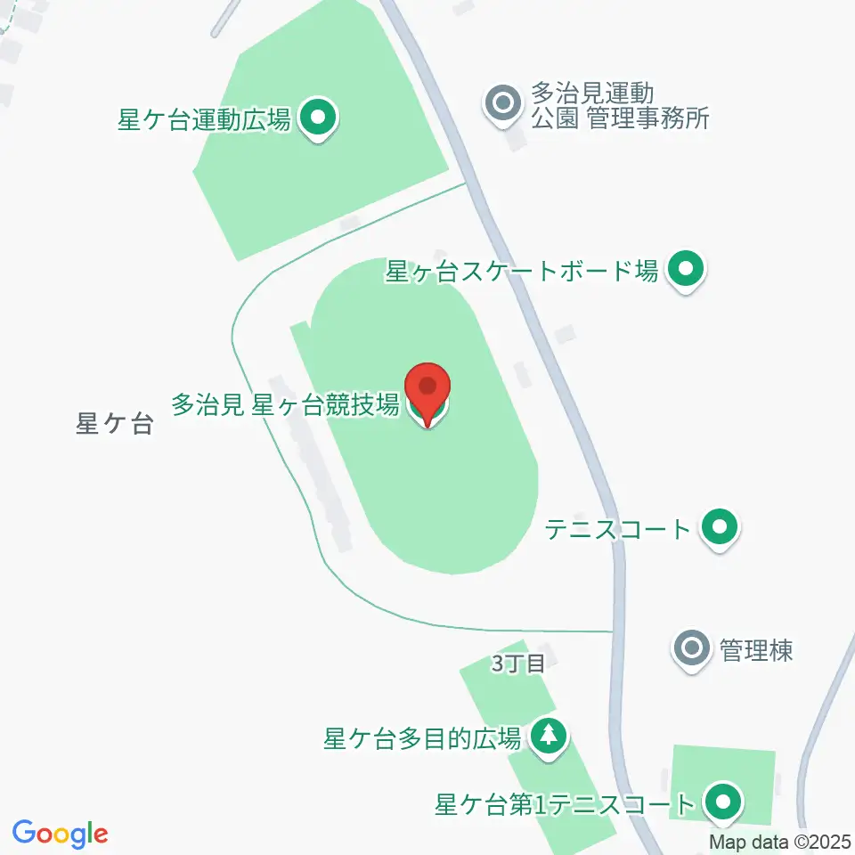 TYK競技場周辺のホテル一覧地図