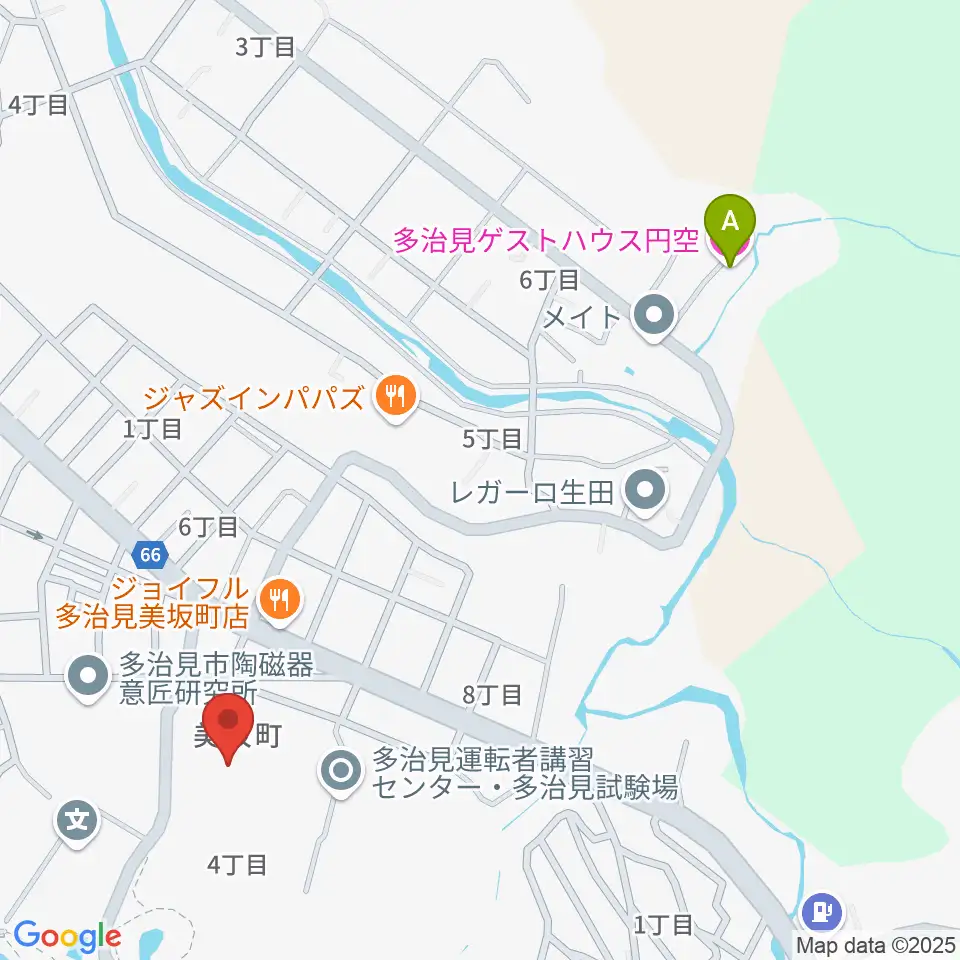 TYK球場周辺のホテル一覧地図