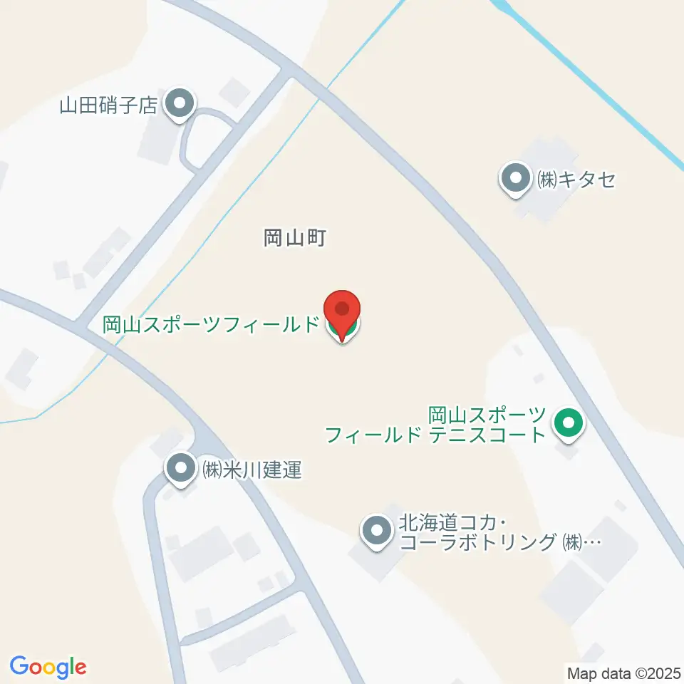 岩見沢市岡山スポーツフィールド周辺のホテル一覧地図