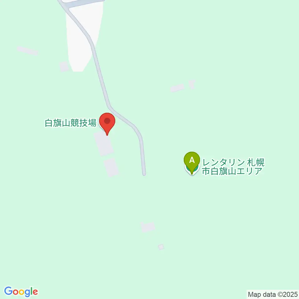 札幌市白旗山競技場周辺のホテル一覧地図