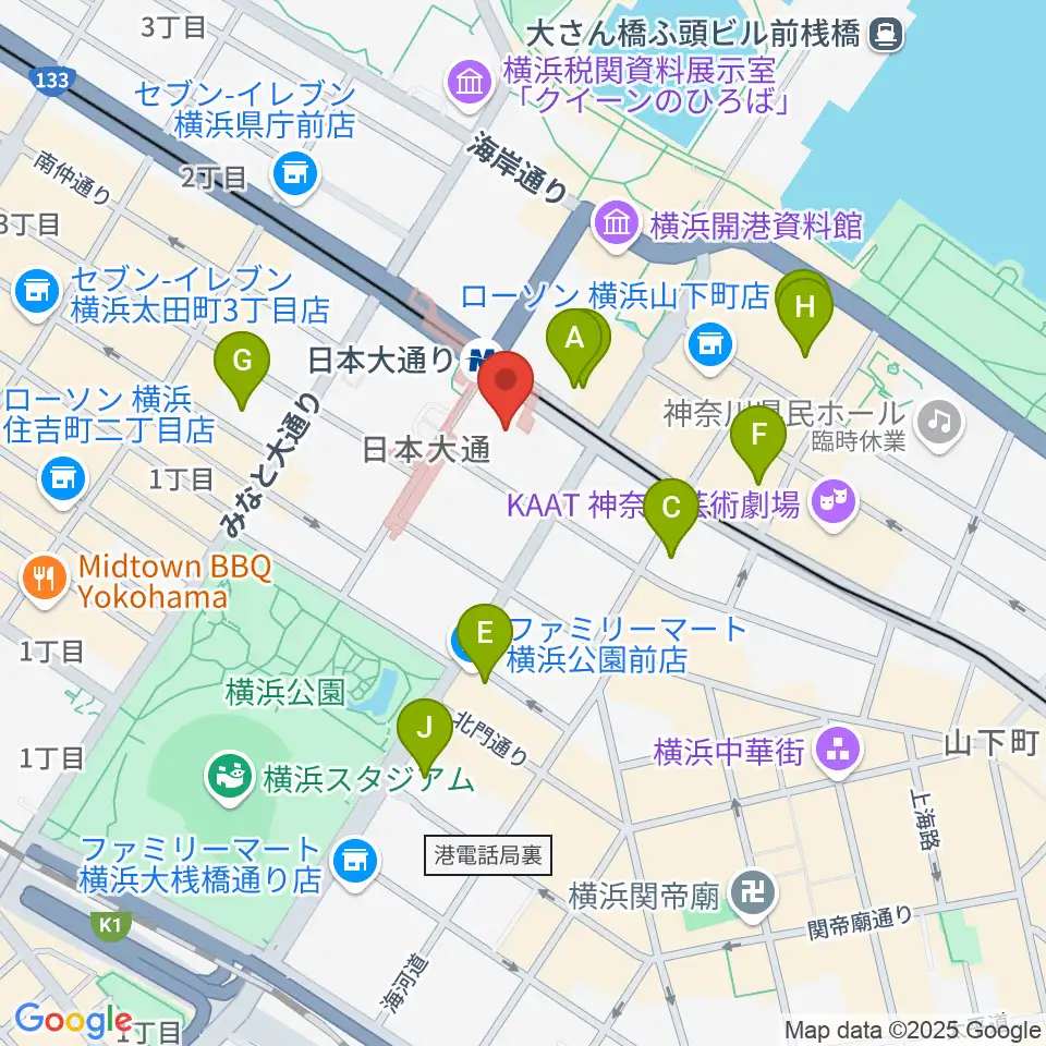 日本新聞博物館周辺のホテル一覧地図