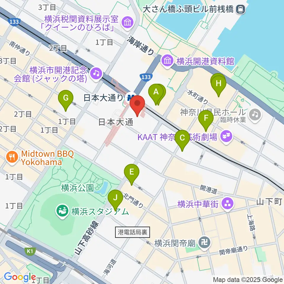 日本新聞博物館周辺のホテル一覧地図