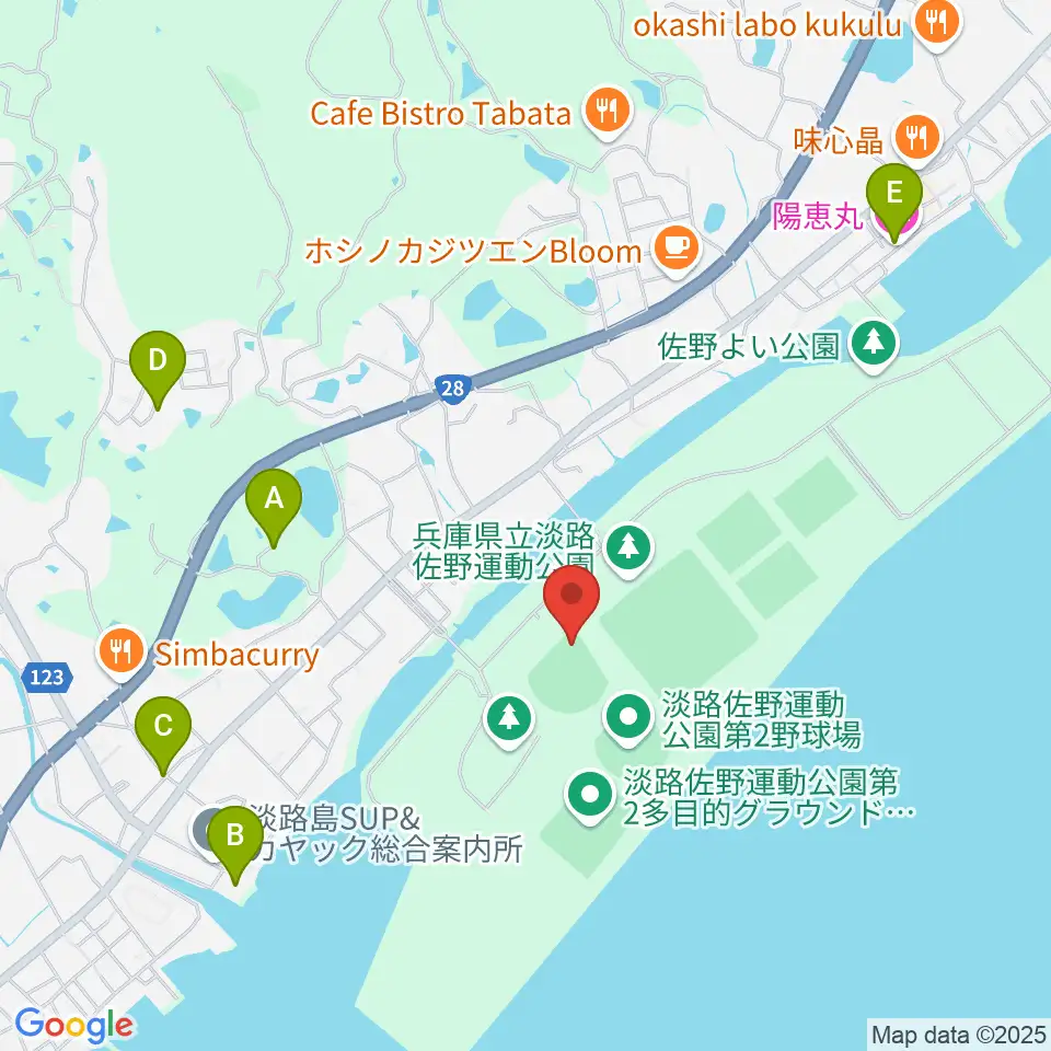 ReFillスタジアム周辺のホテル一覧地図