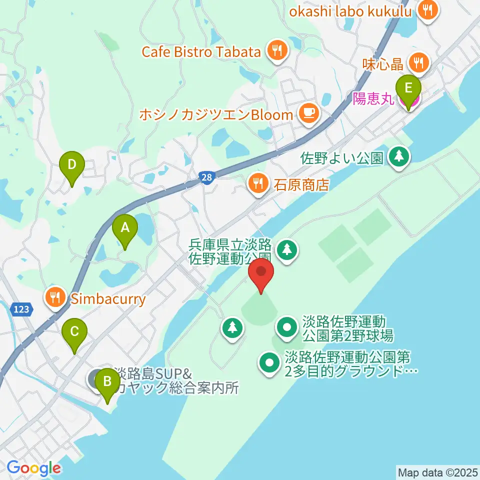 ReFillスタジアム周辺のホテル一覧地図