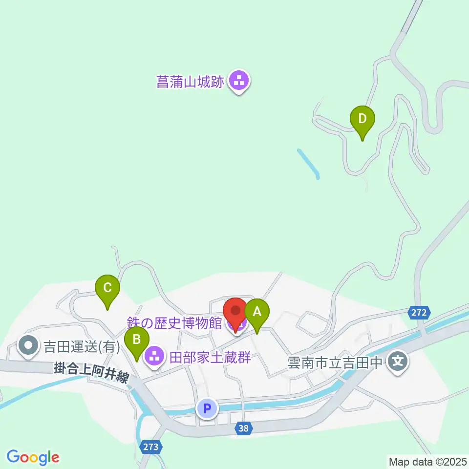 鉄の歴史博物館周辺のホテル一覧地図