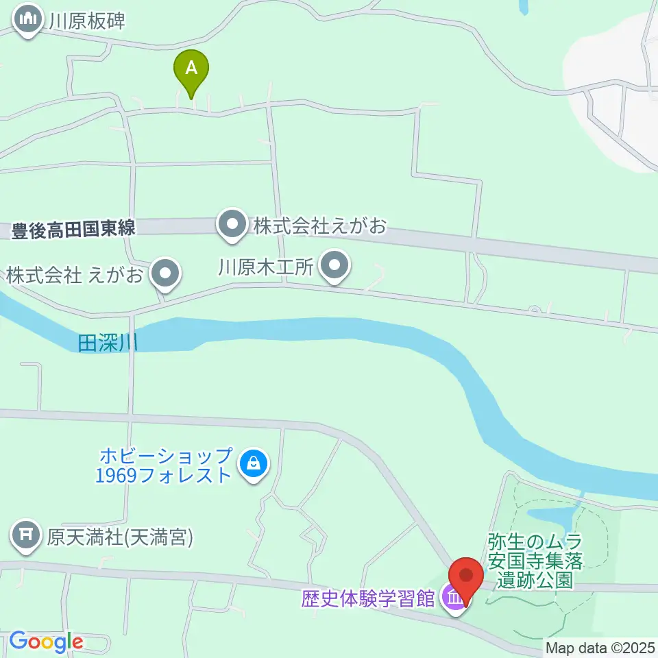 弥生のムラ国東市歴史体験学習館周辺のホテル一覧地図