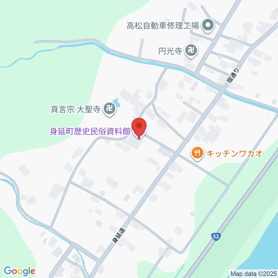 身延町歴史民俗資料館周辺のホテル一覧地図