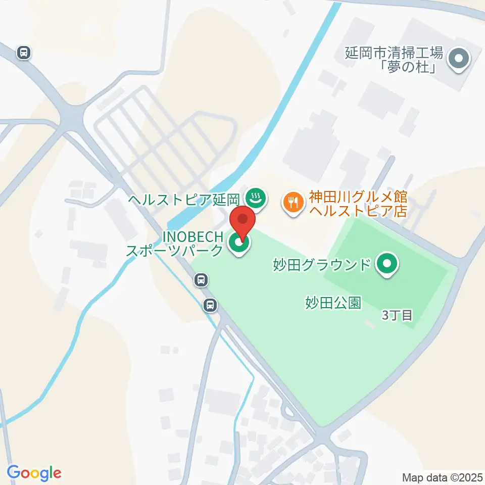 イノベックスポーツパーク周辺のホテル一覧地図