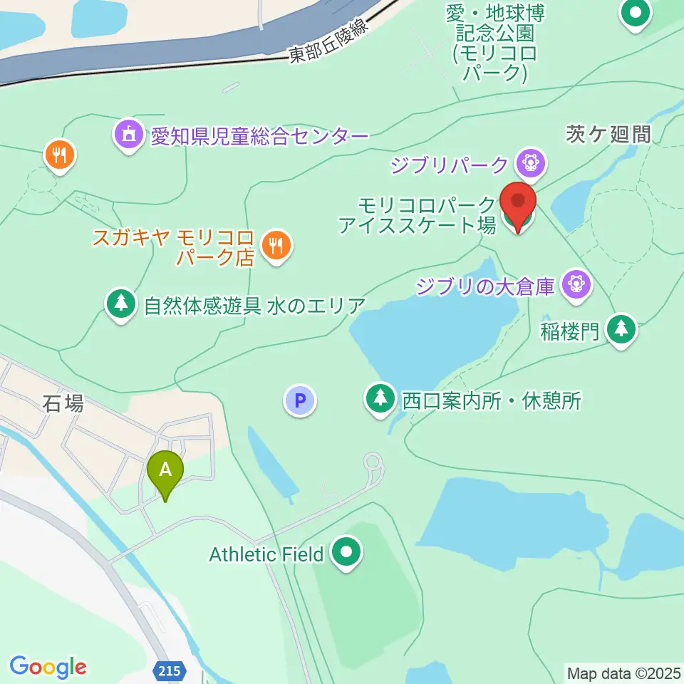 愛・地球博記念公園アイススケート場周辺のホテル一覧地図