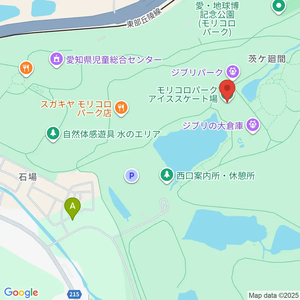 愛・地球博記念公園アイススケート場周辺のホテル一覧地図