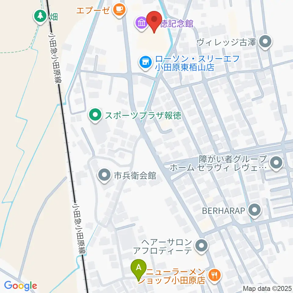 小田原市尊徳記念館周辺のホテル一覧地図