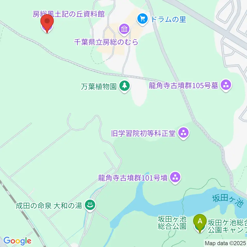 千葉県立房総のむら 風土記の丘資料館周辺のホテル一覧地図
