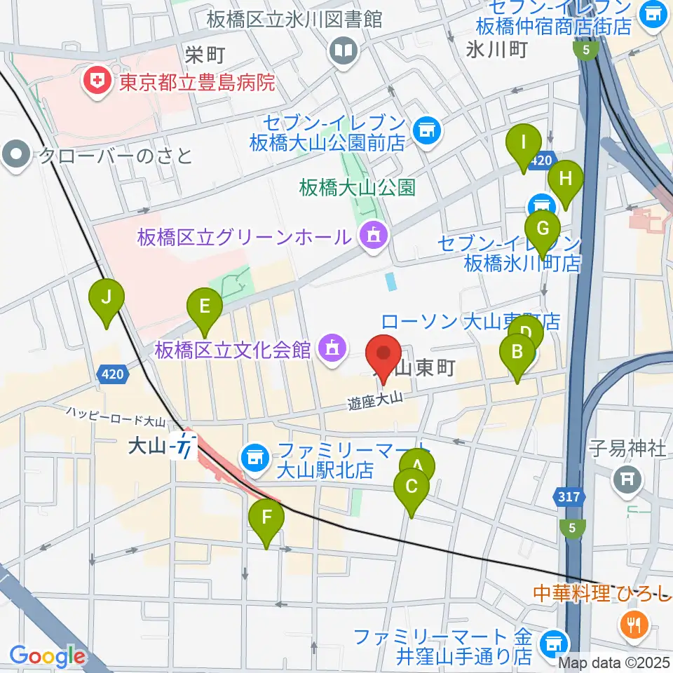 ダボスタジオ周辺のホテル一覧地図
