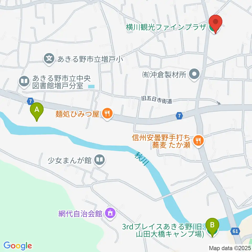 横川観光ファインプラザ周辺のホテル一覧地図