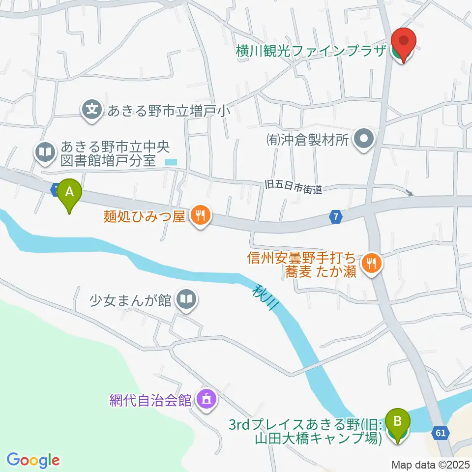 横川観光ファインプラザ周辺のホテル一覧地図