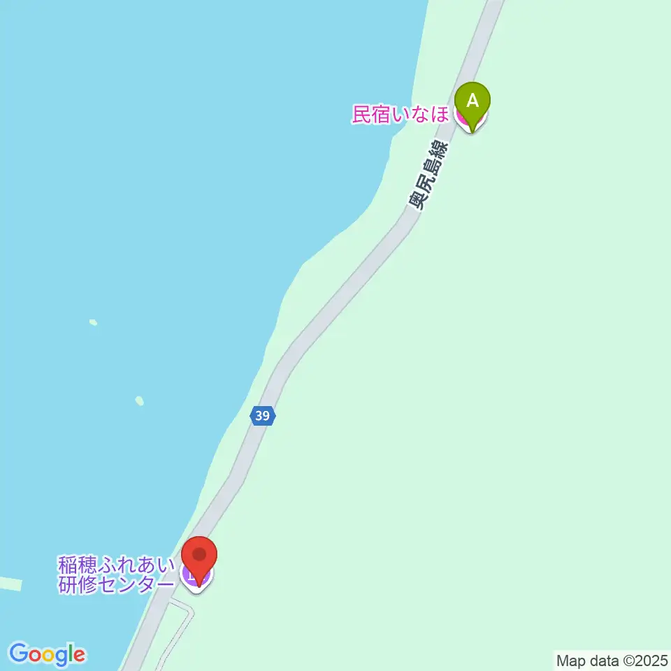 稲穂ふれあい研修センター歴史民俗資料展示室周辺のホテル一覧地図