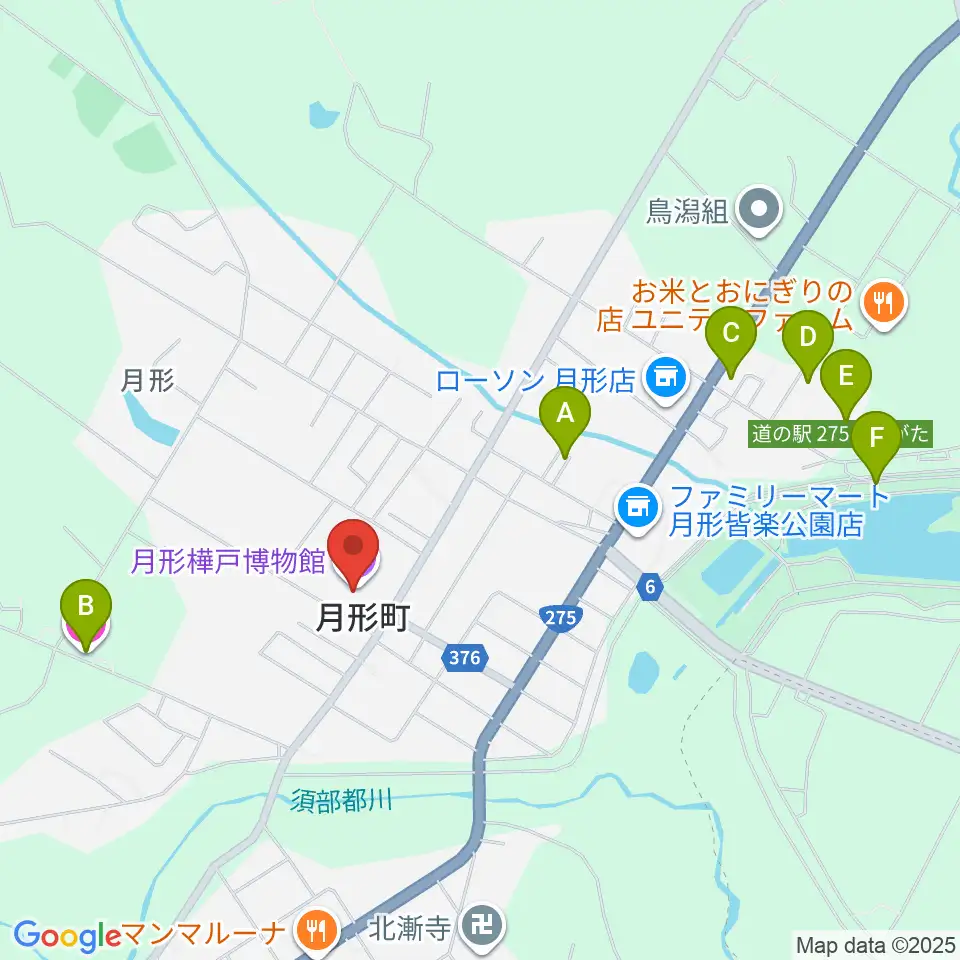 月形樺戸博物館周辺のホテル一覧地図