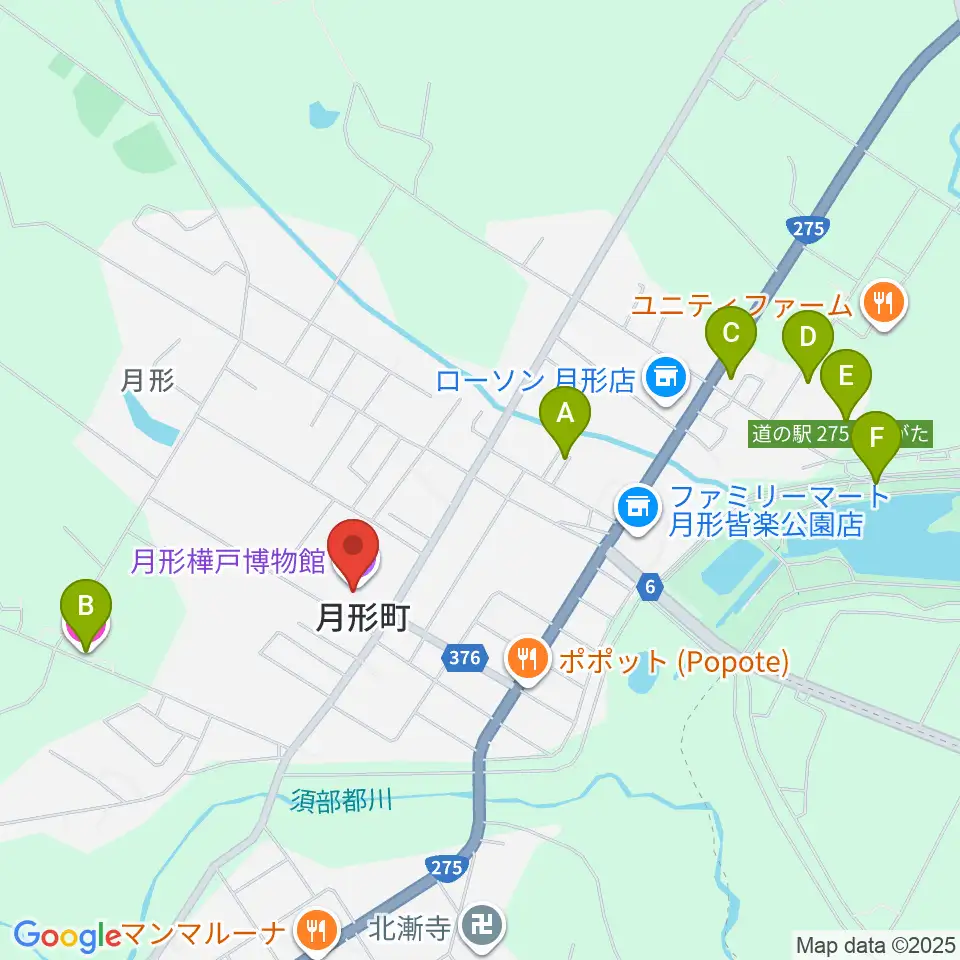月形樺戸博物館周辺のホテル一覧地図