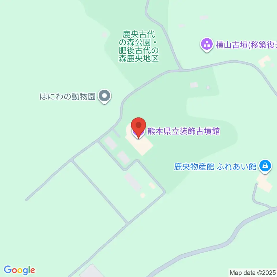 熊本県立装飾古墳館周辺のホテル一覧地図