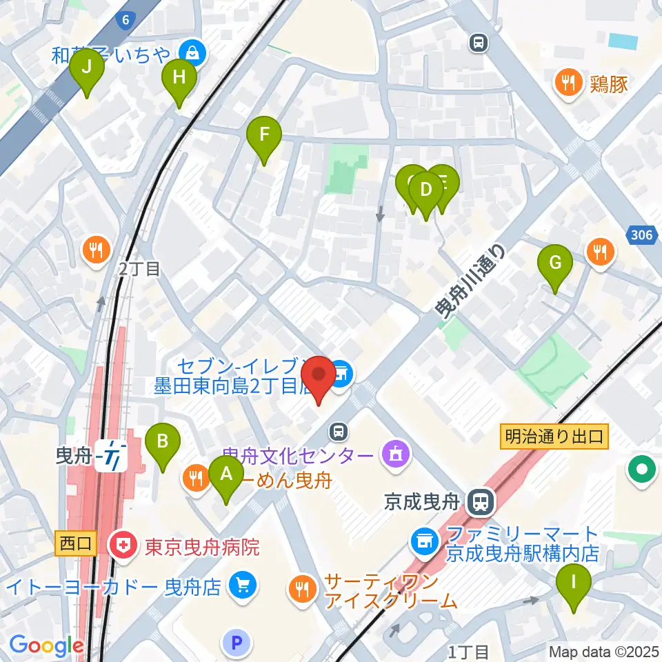 ビートウェーブスタジオ周辺のホテル一覧地図