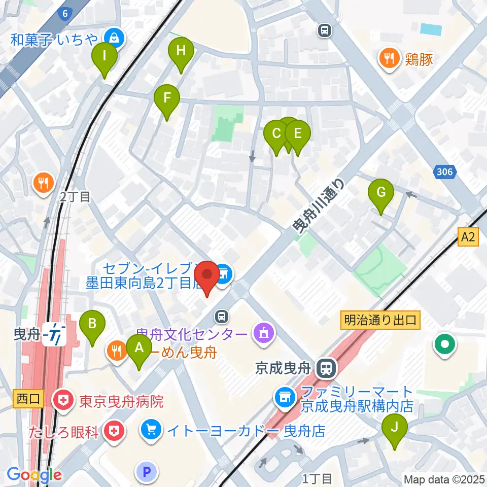 ビートウェーブスタジオ周辺のホテル一覧地図