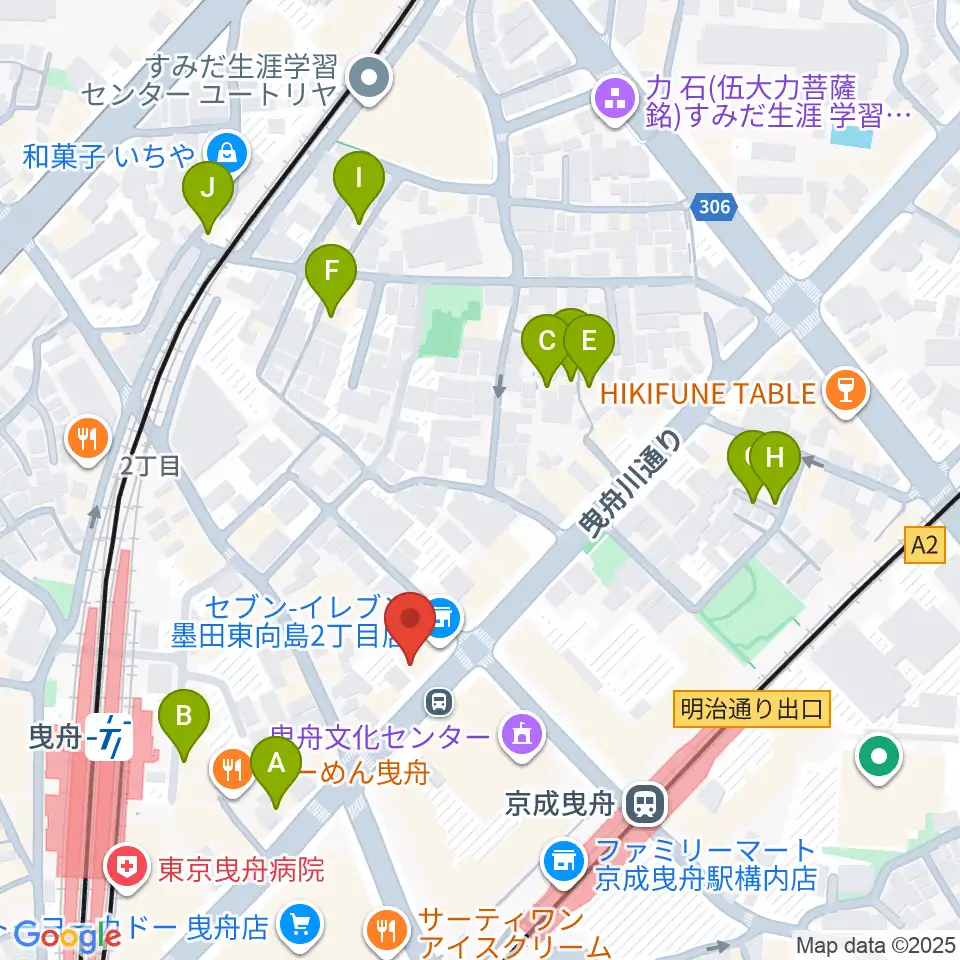 ビートウェーブスタジオ周辺のホテル一覧地図