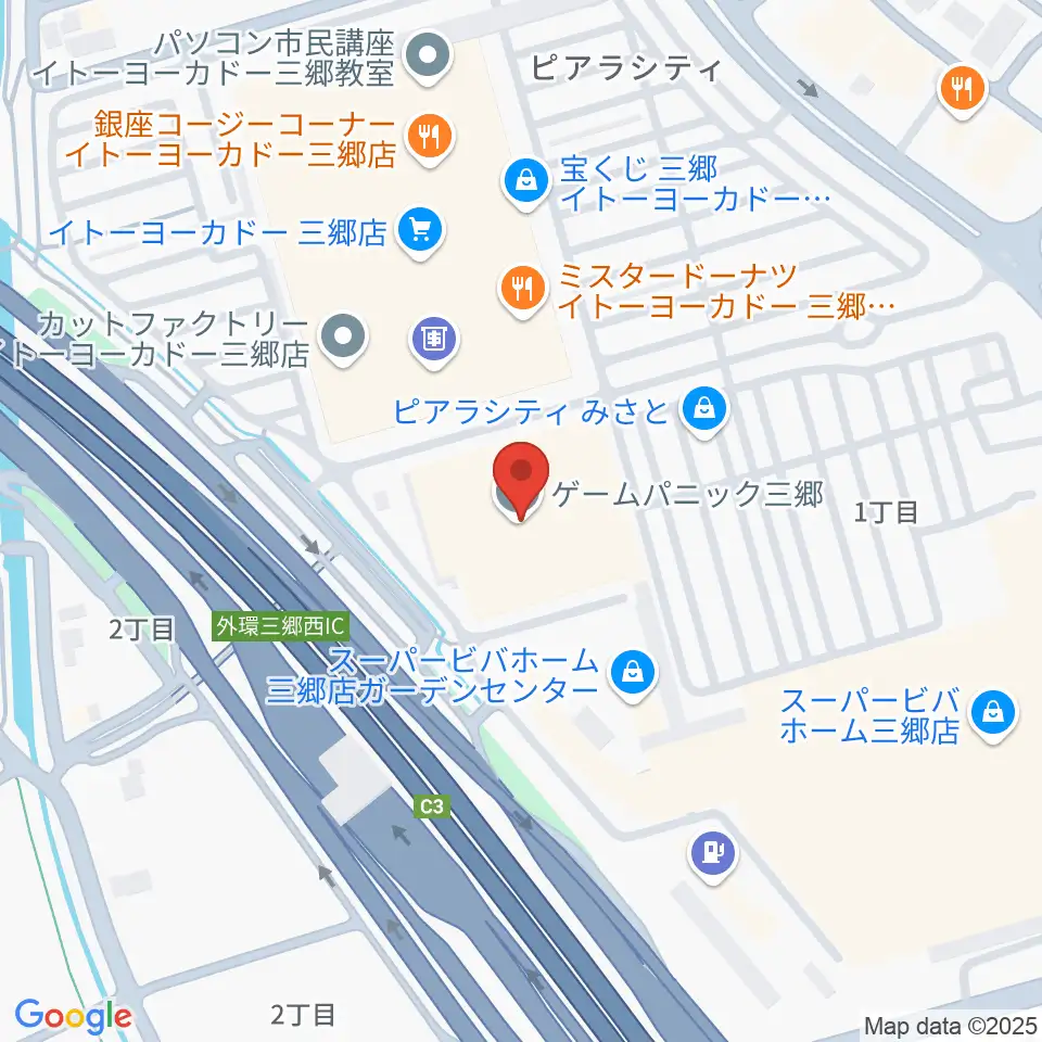 シネマサンシャイン三郷周辺のホテル一覧地図