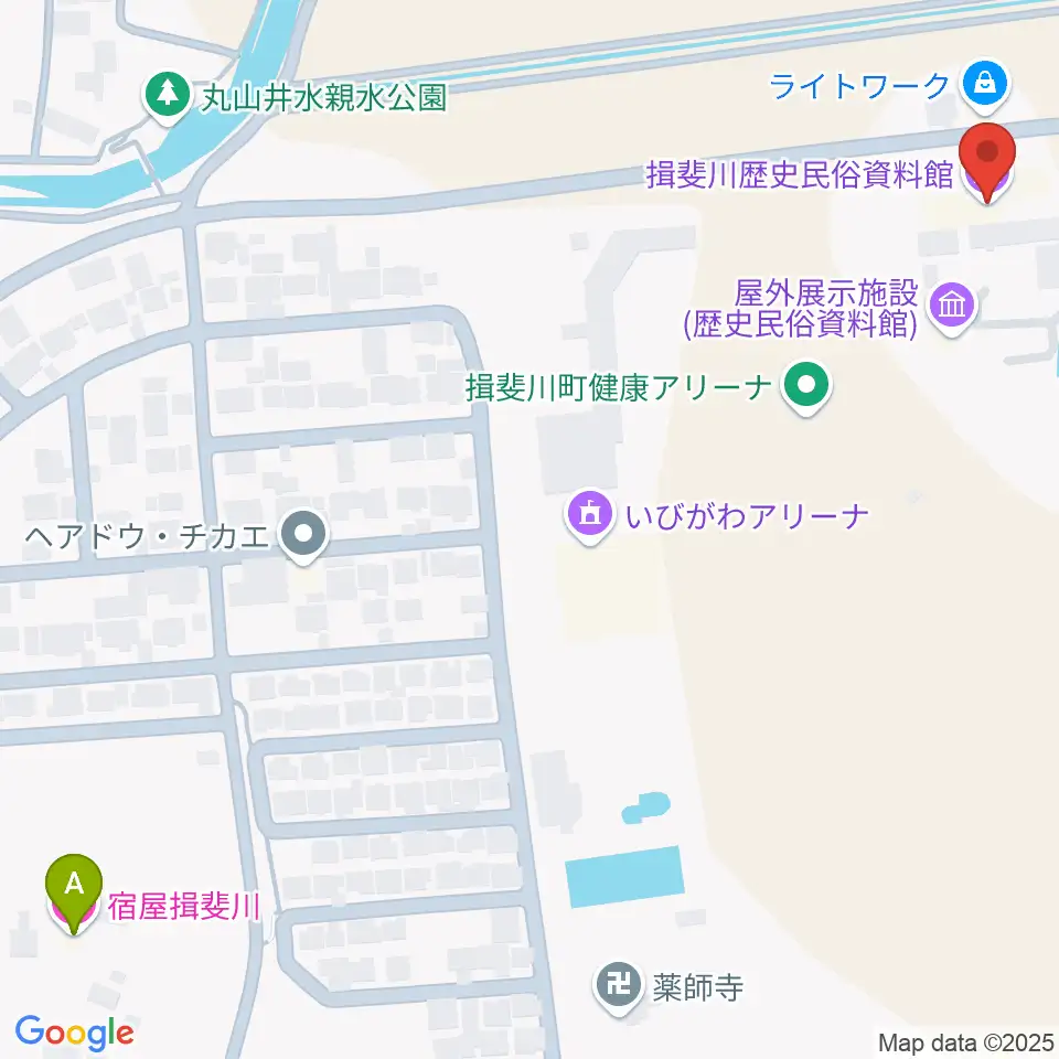 揖斐川歴史民俗資料館周辺のホテル一覧地図