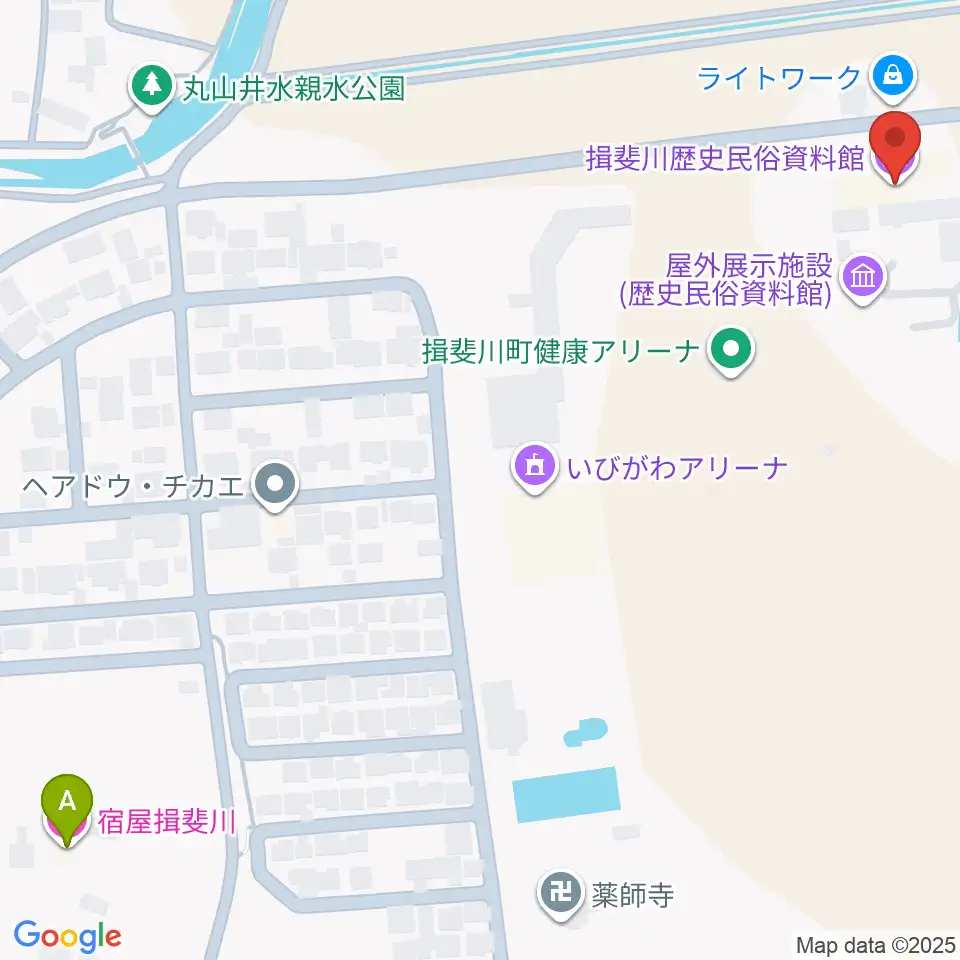 揖斐川歴史民俗資料館周辺のホテル一覧地図