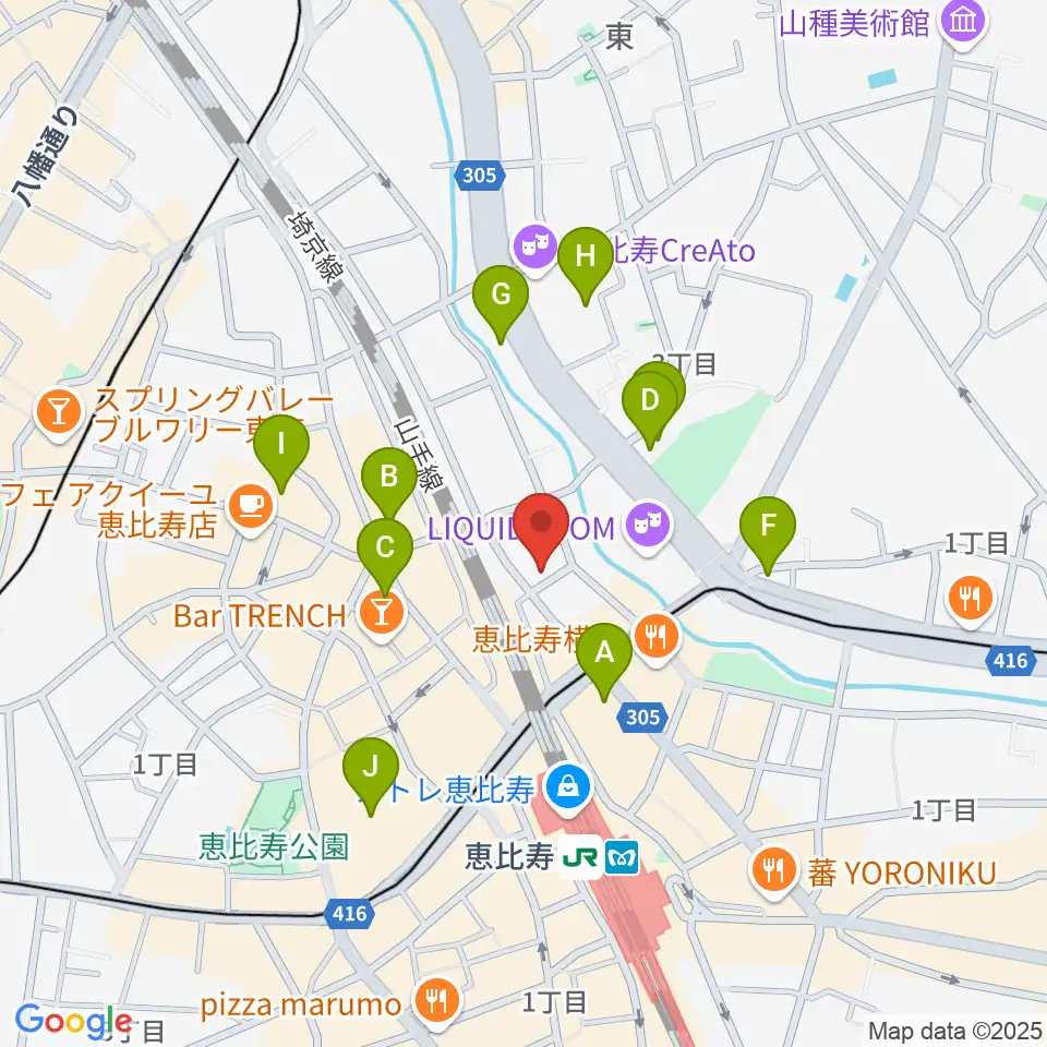 シアター・アルファ東京周辺のホテル一覧地図