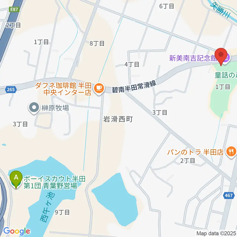 新美南吉記念館周辺のホテル一覧地図