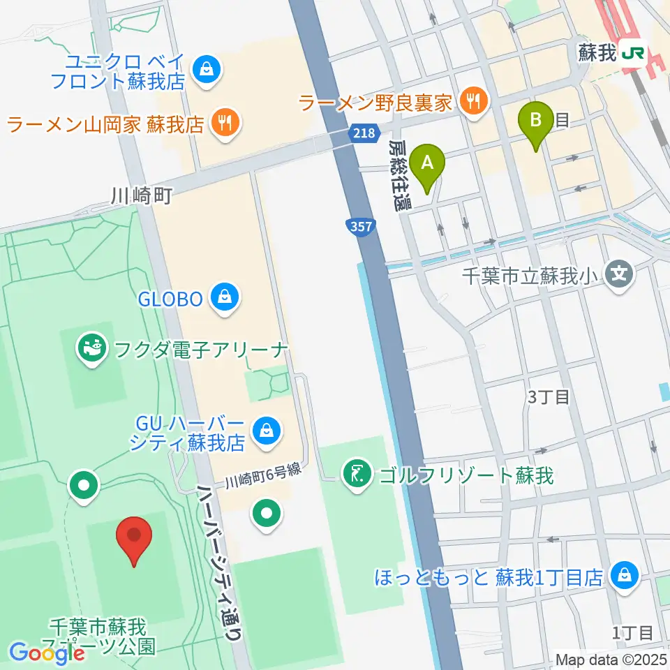 フクダ電子スクエア周辺のホテル一覧地図
