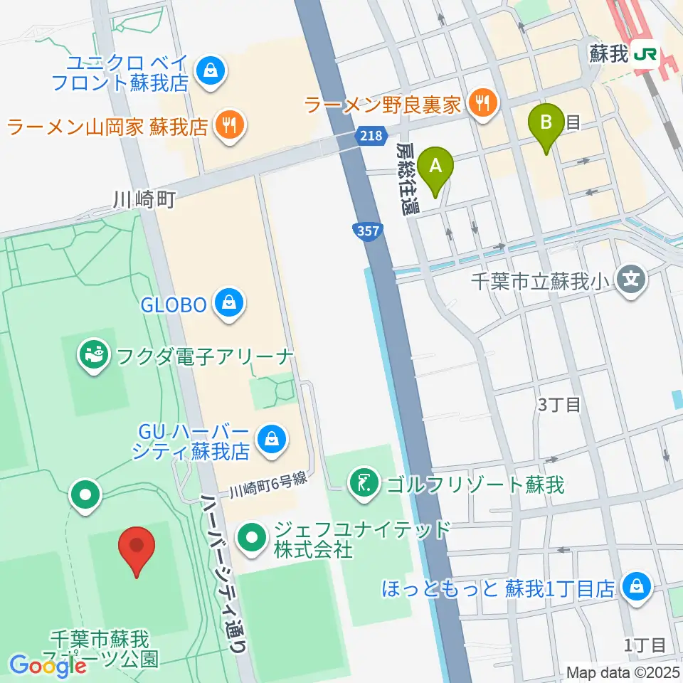 フクダ電子スクエア周辺のホテル一覧地図