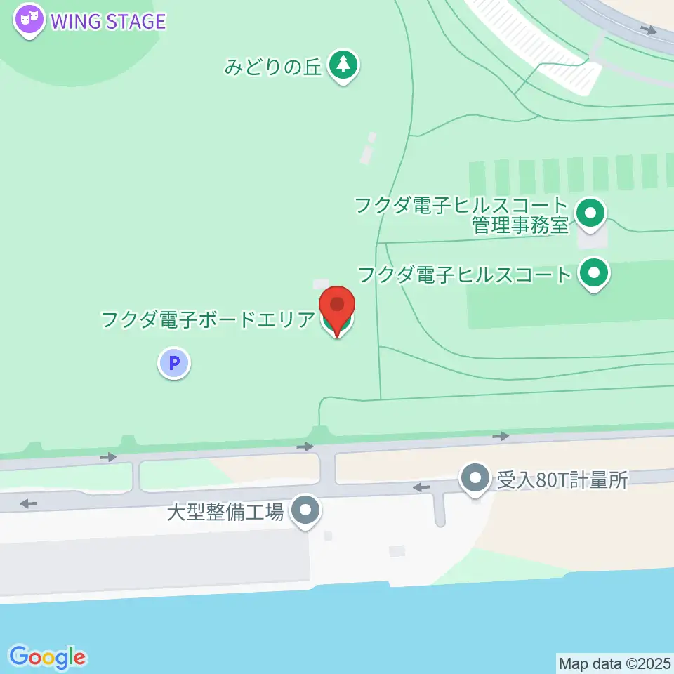 フクダ電子ボードエリア周辺のホテル一覧地図