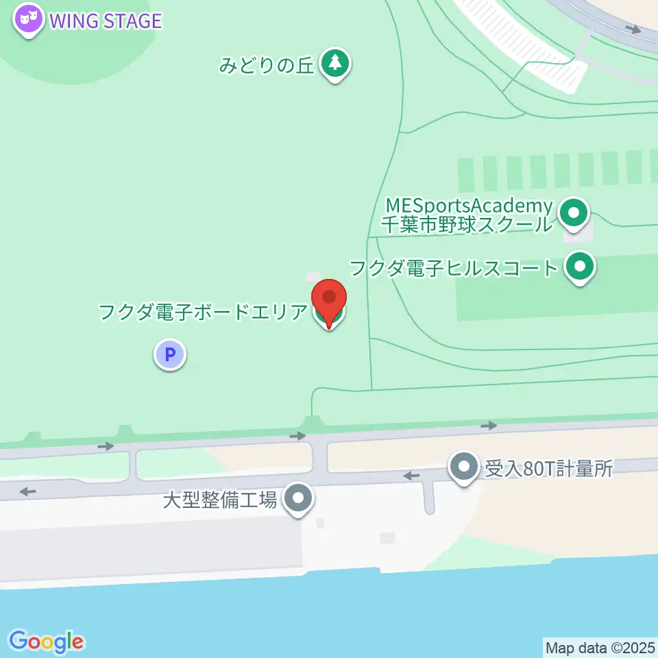 フクダ電子ボードエリア周辺のホテル一覧地図