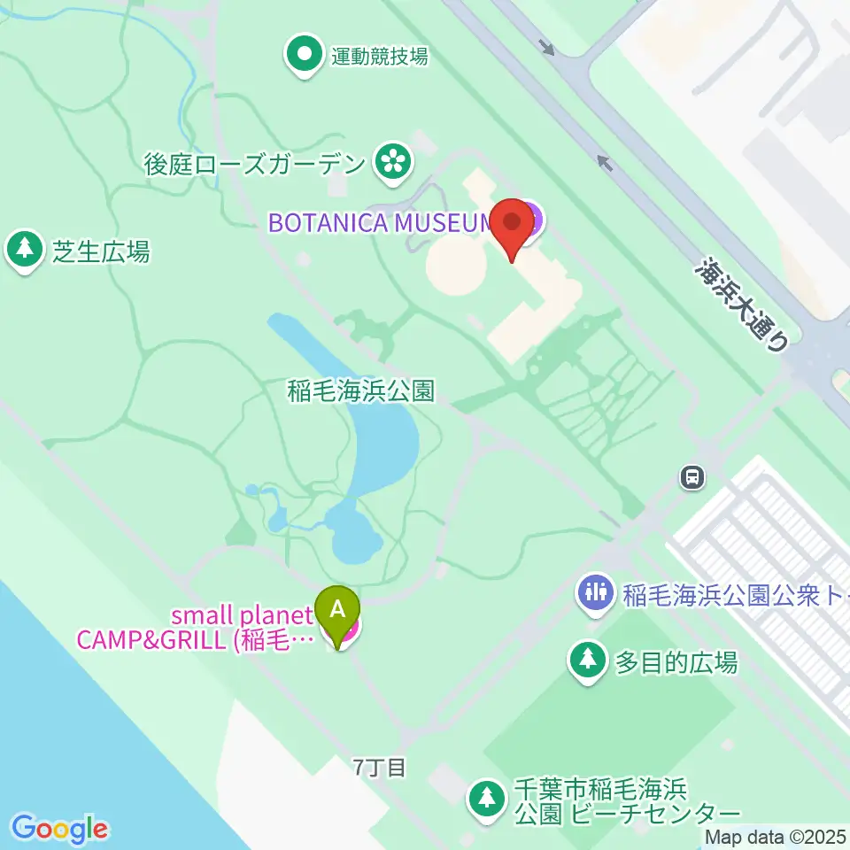 ボタニカミュージアム周辺のホテル一覧地図