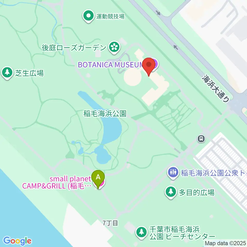 ボタニカミュージアム周辺のホテル一覧地図